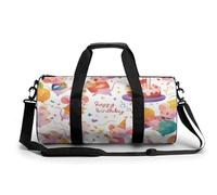 Bolsa De Deporte Ratones Lindo Animal Feliz Cumpleaños Bolsa De Viaje Duffel Bolsa Redonda Gimnasio Bolsa Fitness
