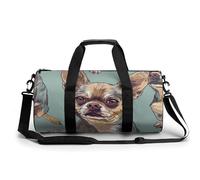 Bolsa De Deporte Raza De Perro Chihuahua Bolsa De Viaje Duffel Bolsa Redonda Gimnasio Bolsa Fitness