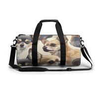 Bolsa De Deporte Raza De Perro Chihuahua Bolsa De Viaje Duffel Bolsa Redonda Gimnasio Bolsa Fitness