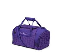 satch Bolsa de Deporte 25 l de Capacidad, Compartimento húmedo, para Calzado, con Cremallera, Correa y Asas Acolchadas Bright Faces - Purpura