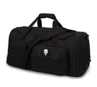 Bolsa de Deporte Táctica Expandible 52L - Bolsa de Viaje Grande para Hombre con Compartimento Húmedo, Bolsa de Mano Multifuncional para Gimnasio, Fin de Semana y Cabina de Avión
