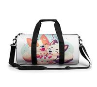 Bolsa De Deporte Tarta De Feliz Cumpleaños Bolsa De Viaje Duffel Bolsa Redonda Gimnasio Bolsa Fitness