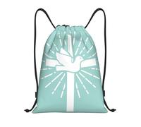 Bolsa De Deportebolsas De Gimnasia para Yoga Natación Al Aire Libre 36X42Cm Ligera Fácil De Doblar Bolsa De Gimnasio Cristianismo Cruz Jesús