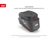 Bolsa de Depósito Tanklock Givi XL05B De 15A 18 Lit para Honda Africa Twin Negro