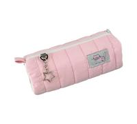 Bolsa de Dibujos Animados - Gran Capacidad portátil | Caja Resistente, Bolsillo multifunción para Escuela, Oficina, Estudiantes, Suministros de Arte, a, Rosa, riferimento Alla descrizione