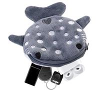 Bolsa de dinero de tiburón - Cartera de tiburón para niños, bolsa de dinero de tiburón con cremallera | Bolsa de dinero de tiburón pequeña, cartera de tiburón con cremallera para tarjetas, papel y