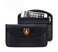 Bolsa de dinero ignífuga, 7.78 pulgadas x 3.93 pulgadas, resistente al agua y al fuego, pequeña bolsa de almacenamiento segura ignífuga para documentos, dinero y dinero en efectivo