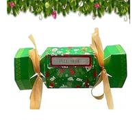 Bolsa de dinero sorpresa de Navidad, divertida caja de regalo de dinero sorpresa 2026, bolsa de dinero extraíble inspirada en dulces con 10 bolsas transparentes, bolsa reutilizable para tirar de