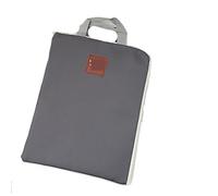 Bolsa de documentos a prueba agua, bolso oficina rectangular portátil, maletín A4, bolsos negocios for hombre, bolsas almacenamiento papelería escolar Para Documentos(Dark Grey)