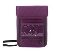 Bolsa de documentos bandolera antirrobo impermeable para teléfono para colgar el cuello de seguridad bolsa para tarjetas de crédito para pasaporte de viaje para el cuello