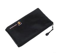 Bolsa de documentos impermeable ignífuga, caja de seguridad para archivos, bolsa de protección de archivos secretos, resistente al agua, con revestimiento de silicona (27 x 16 cm)