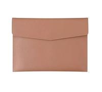 Bolsa de documentos,Maletín,Paquete de archivos A4, B5, A5, A6,Portafolio,Bolsa de documentos de negocios,Alta capacidad,Impermeable y a prueba de humedad,Hecho de cuero (B5, Marrón claro)