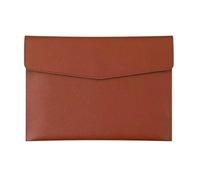 Bolsa de documentos,Maletín,Paquete de archivos A4, B5, A5, A6,Portafolio,Bolsa de documentos de negocios,Alta capacidad,Impermeable y a prueba de humedad,Hecho de cuero (B5, Marron oscuro)