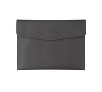 Bolsa de documentos,Maletín,Paquete de archivos A4, B5, A5, A6,Portafolio,Bolsa de documentos de negocios,Alta capacidad,Impermeable y a prueba de humedad,Hecho de cuero (A5, Negro)