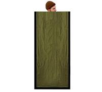 Bolsa de dormir de emergencia - 266cm Bivouac Supervivencia | Material para mascotas Térmico Impermeable A Prueba de Viento Resistente Desgarro Equipo de Socorro Silbato | Camping Senderismo Seguridad