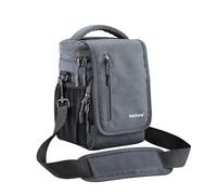 Bolsa de Drones Mantona, Dimensiones Exteriores 175 x 230 x 140 mm, Dimensiones Interiores 150 x 210 x 95 mm, Incluye asa y Enganche para Cintura, Adecuado para dji Mavic Pro, Color Gris