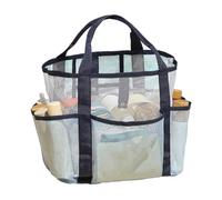 Bolsa de ducha de doble capa, bolsa de baño, organizador de baño, para viajes, gimnasio, universidad, playa, etc, Blue, As shown in the figure