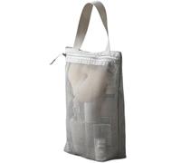 Bolsa de ducha de malla, organizador de artículos de aseo de gran capacidad, bolsa portátil de secado rápido con asas resistentes, múltiples compartimentos, baño, dormitorio, gimnasio, viajes, escuela