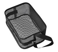 Bolsa de ducha de red para mujeres y hombres, bolsa de ducha para dormitorio universitario, esencial y natación, camping, baño, orgnaizers, bolsa de ducha colgante, Xiaohei, Mass Beauty