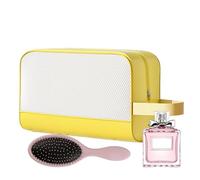 Bolsa de ducha de viaje, bolsas de tocador para mujeres viajeras - Bolsa de gimnasio de la playa de almacenamiento impermeable - de ducha de gran capacidad con cremallera, accesorios de viaje, organiz