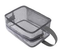 Bolsa de ducha portátil de red para mujeres y hombres, organizador de artículos de tocador, bolso para dormitorio universitario, esencial y uso al aire libre, organizadores de baño de malla, Xiao Hui