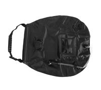 Bolsa de ducha solar de 20 l con asa, color negro, 47 x 50 cm, para camping al aire libre