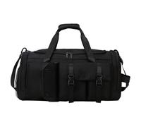 Bolsa de duffle, amplia impermeable, multifunción, deportes duffel con compartment y bolsa húmeda, cómoda para interior, fitness, ropa interior, toallas, 22.05 x 11.42 x 10,63 pulgadas, Negro