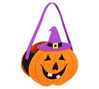 Bolsa de dulces de calabaza,Bolsas de dulces de Halloween - Bolsas de regalos de calabaza de truco o trato no tejidas,Bolsas reutilizables de Halloween para truco o trato, suministros para recuerdos d