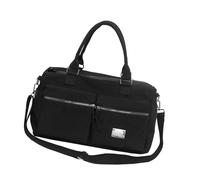 Bolsa de ejercicio compacta resistente al agua, diseño ergonómico con correa para el hombro, interior espacioso para equipos deportivos y viajes cortos, moderna bolsa deportiva resistente al agua