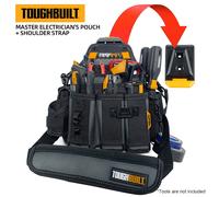 Bolsa de electricista TOUGHBUILT Master con correa para el - Organiza rápidamente las herramientas, para sitios de trabajo y reparaciones