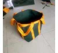 Bolsa de elevación con eslinga de nailon: bolsas de elevación reutilizables y duraderas, bolsa de vela tejida para grúas, plataformas y montacargas, para herramientas de manipulación industrial(50 X 5