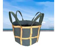 Bolsa de elevación con eslinga de nailon: bolsas de elevación reutilizables y duraderas, bolsa de vela tejida para grúas, plataformas y montacargas, para herramientas de manipulación industrial(50 X 5