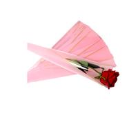 Bolsa de embalaje floral individual de 100 unidades, funda de rosa individual, papel de regalo de flores de rosa y claveles, ramo de flores para el día de la madre, día de San Valentín, boda, regalo