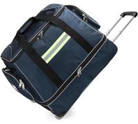 Bolsa de Emergencia de Primeros Auxilios, Bolsa de Primeros Auxilios Portátil Mochila de Alta Capacidad, Impermeable Trolley Rolling Medical Bag(Blue)