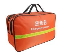 Bolsa de Emergencia Naranja con Compartimentos, 44,5x28x13,5 Cm