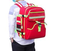 Bolsa De Emergencia para Traumatismos, Bolsa Médica, Mochila De Emergencia, Compartimentos Múltiples para Exteriores para Escalada Senderismo Acampar Botiquin De Primeros Auxilios