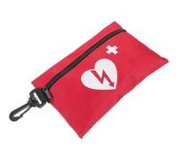 Bolsa de Emergencias Roja de Tela, Gran Capacidad para Viaje