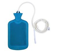 Bolsa de Enema Reutilizable para el Hogar, Juego Completo de Irrigador Azul de Silicona de Nivel Médico de 2L para Viajes en el Hogar