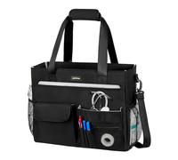 Bolsa de enfermera para el trabajo con funda acolchada para laptop, bolsa clínica grande para estudiantes de enfermería, artículos esenciales de enfermería para médicos y personal de atención médica