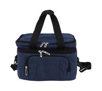 Bolsa de Enfriador Plegable, Bolsa de Almuerzo de refrigerador Doble Aislante con Fugas con Correa de Hombro Ajustable Plegable Bolsa de Almuerzo de refrigerador Suave para Picnic (25L)