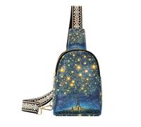 Bolsa de ensueño de árbol de estrellas brillantes para hombre y perro, bolsa resistente para mujer para mochila de día, niño y perro estrellas brillantes árbol soñador, 1 size