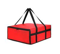 Bolsa de entrega de pizza aislada resistente para uso profesional con control de temperatura y protección contra la humedad, transportador térmico grande para Doordash Uber Eats, transporte personal