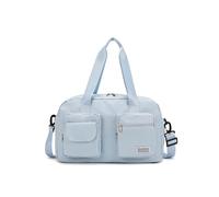 Bolsa de entrenamiento de gran capacidad para viajes, hospitales, fines de semana, deportes, fitness, viajes, gimnasio, natación, fines de semana para mujer, azul hielo, Mass Beauty