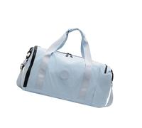 Bolsa de entrenamiento práctica de gran tamaño con compartimento dedicado para calzado y asas reforzadas para atletas, multiusos, bolsas de viaje deportivas, Blue, Mass Beauty