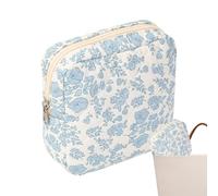 Bolsa de época - bolsa de almacenamiento de almohadilla de cremallera menstrual | Organizador de higiene femenina, estuche de viaje de tampones, soporte de almohadilla compacta, bols sanitaria, kit d