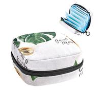 Bolsa de época, bolsa de almacenamiento portátil para tampones para servilletas sanitarias, té y hojas de buenos días, Varios colores, 4.7x6.6x6.6 in/12x17x17 cm