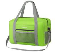 Bolsa de equipaje de mano, 40 x 20 x 25 cm, para avión Ryanair, 40 x 30 x 20 cm, bolsa de viaje pequeña, 20 L, plegable, para fin de semana, bolsa de deporte, para hombre y mujer, verde manzana