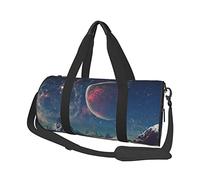 Bolsa de equipaje de viaje redonda de gran capacidad, adecuada para ejercicio, viajes, muchas actividades al aire libre, planeta, talla única, Planeta, Talla única