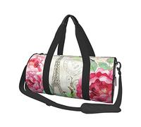 Bolsa de equipaje de viaje redonda de gran capacidad, adecuada para ejercicio, viajes, muchas actividades al aire libre, Torre francesa de libélula, Talla única