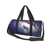 Bolsa de equipaje de viaje redonda de gran capacidad, adecuada para ejercicio, viajes, muchas actividades al aire libre, Universo abstracto, Talla única